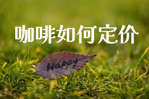 咖啡如何定价_https://wap.lxcailiao.com_财务管理_第1张