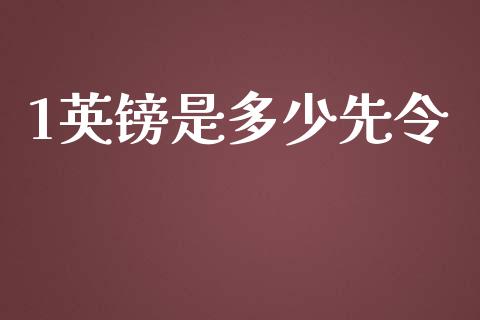 1英镑是多少先令_https://wap.lxcailiao.com_金融监管_第1张