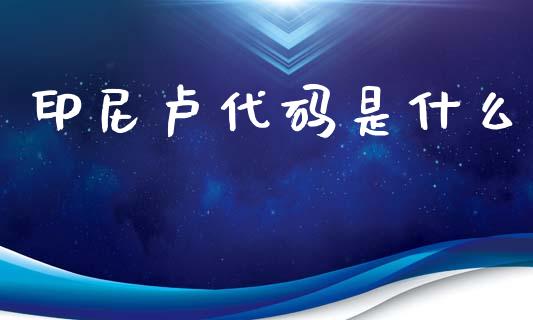 印尼卢代码是什么_https://wap.lxcailiao.com_金融监管_第1张