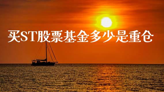 买ST股票基金多少是重仓_https://wap.lxcailiao.com_金融监管_第1张
