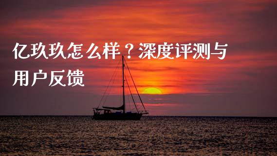 亿玖玖怎么样？深度评测与用户反馈_https://wap.lxcailiao.com_财务管理_第1张