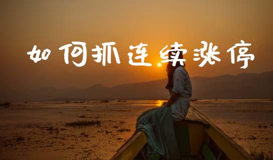 如何抓连续涨停_https://wap.lxcailiao.com_财务管理_第1张