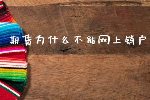 期货为什么不能网上销户_https://wap.lxcailiao.com_融资担保_第1张