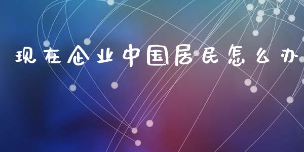 现在企业中国居民怎么办_https://wap.lxcailiao.com_融资担保_第1张