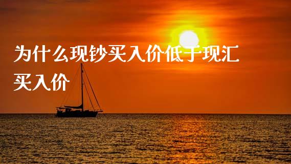 为什么现钞买入价低于现汇买入价_https://wap.lxcailiao.com_融资担保_第1张