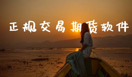 正规交易期货软件_https://wap.lxcailiao.com_融资担保_第1张