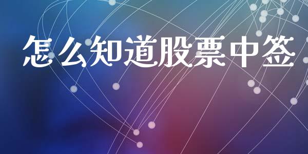 怎么知道股票中签_https://wap.lxcailiao.com_融资担保_第1张