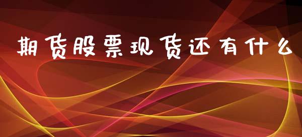 期货股票现货还有什么_https://wap.lxcailiao.com_股权投资_第1张