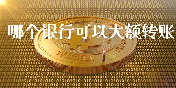哪个银行可以大额转账_https://wap.lxcailiao.com_股权投资_第1张