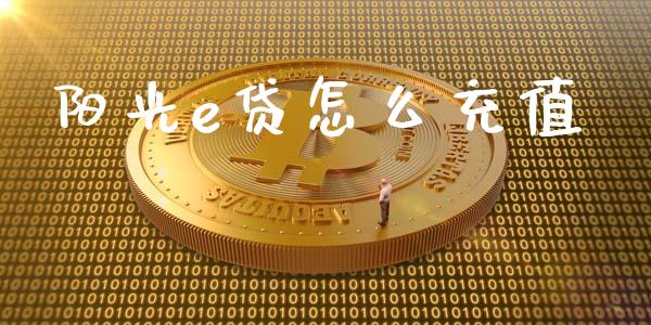 阳光e贷怎么充值_https://wap.lxcailiao.com_财务管理_第1张