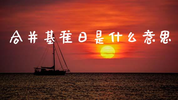 合并基准日是什么意思_https://wap.lxcailiao.com_财务管理_第1张