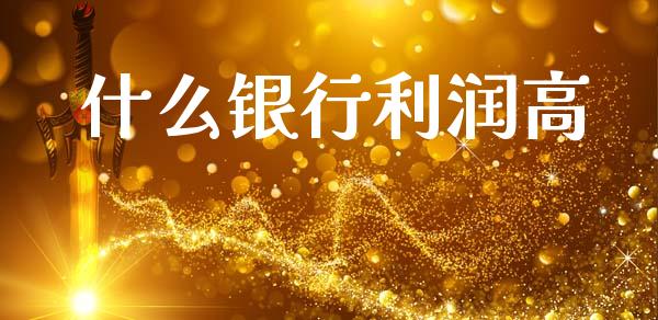 什么银行利润高_https://wap.lxcailiao.com_融资担保_第1张