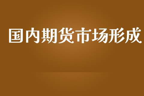 国内期货市场形成_https://wap.lxcailiao.com_股权投资_第1张