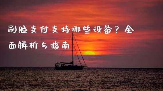 刷脸支付支持哪些设备？全面解析与指南_https://wap.lxcailiao.com_融资担保_第1张