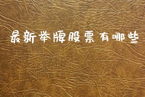 最新举牌股票有哪些_https://wap.lxcailiao.com_金融监管_第1张