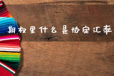 期权里什么是协定汇率_https://wap.lxcailiao.com_股权投资_第1张