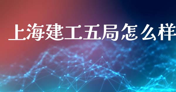 上海建工五局怎么样_https://wap.lxcailiao.com_融资担保_第1张