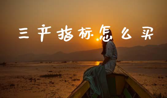 三产指标怎么买_https://wap.lxcailiao.com_融资担保_第1张