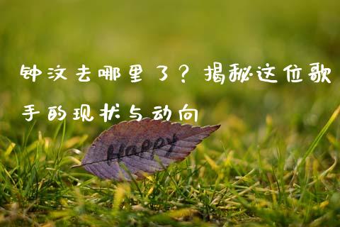 钟汶去哪里了？揭秘这位歌手的现状与动向_https://wap.lxcailiao.com_金融监管_第1张