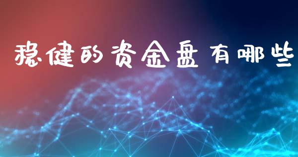 稳健的资金盘有哪些_https://wap.lxcailiao.com_财务管理_第1张