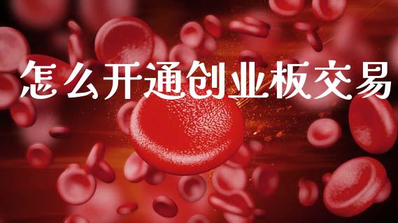 怎么开通创业板交易_https://wap.lxcailiao.com_股权投资_第1张