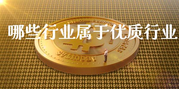 哪些行业属于优质行业_https://wap.lxcailiao.com_金融监管_第1张
