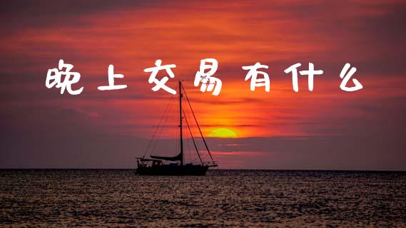 晚上交易有什么_https://wap.lxcailiao.com_金融监管_第1张