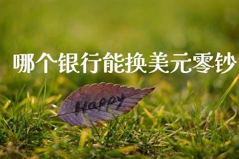 哪个银行能换美元零钞_https://wap.lxcailiao.com_融资担保_第1张
