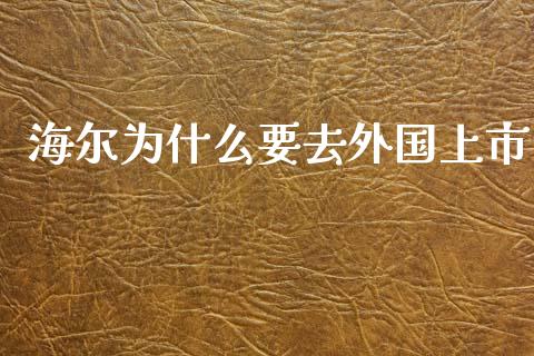 海尔为什么要去外国上市_https://wap.lxcailiao.com_股权投资_第1张