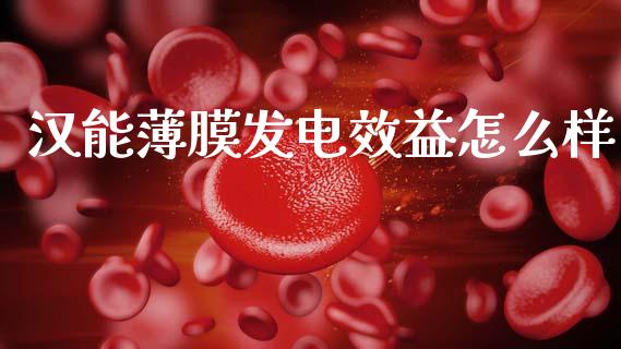 汉能薄膜发电效益怎么样_https://wap.lxcailiao.com_融资担保_第1张