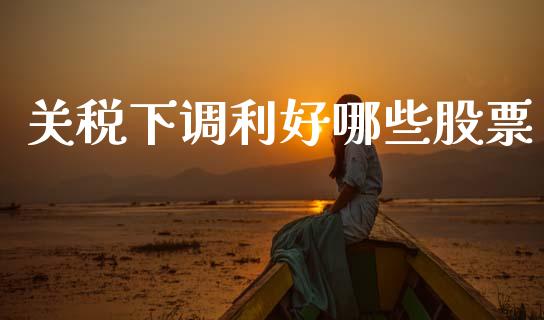 关税下调利好哪些股票_https://wap.lxcailiao.com_金融监管_第1张