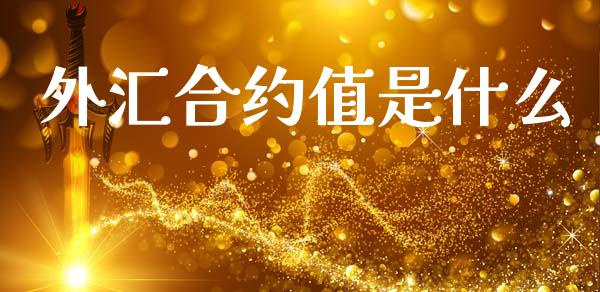 外汇合约值是什么_https://wap.lxcailiao.com_股权投资_第1张