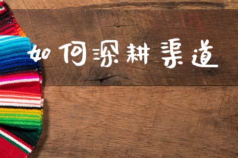如何深耕渠道_https://wap.lxcailiao.com_股权投资_第1张