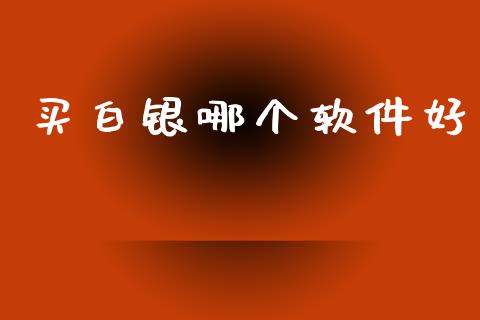 买白银哪个软件好_https://wap.lxcailiao.com_融资担保_第1张