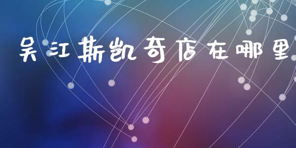 吴江斯凯奇店在哪里_https://wap.lxcailiao.com_金融监管_第1张