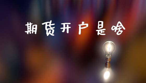 期货开户是啥_https://wap.lxcailiao.com_财务管理_第1张