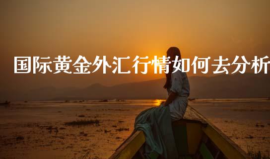 国际黄金外汇行情如何去分析_https://wap.lxcailiao.com_融资担保_第1张