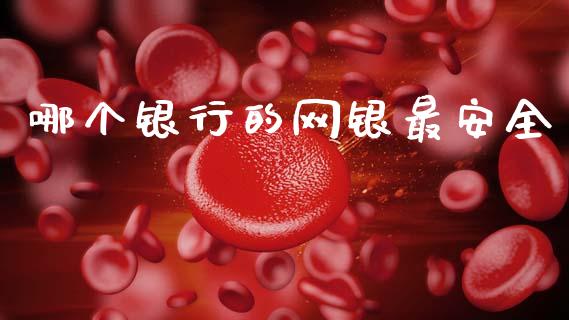哪个银行的网银最安全_https://wap.lxcailiao.com_金融监管_第1张