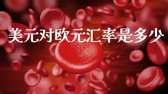 美元对欧元汇率是多少_https://wap.lxcailiao.com_财务管理_第1张