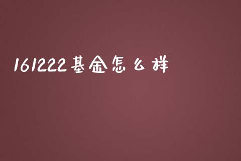 161222基金怎么样_https://wap.lxcailiao.com_财务管理_第1张