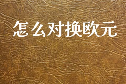 怎么对换欧元_https://wap.lxcailiao.com_股权投资_第1张