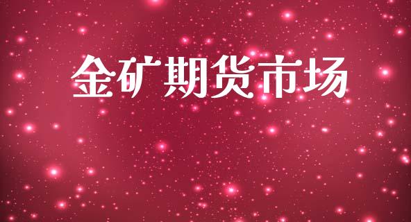 金矿期货市场_https://wap.lxcailiao.com_财务管理_第1张