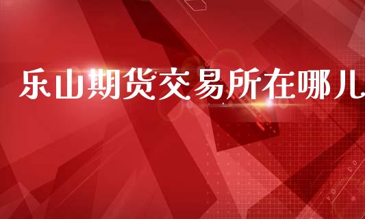 乐山期货交易所在哪儿_https://wap.lxcailiao.com_财务管理_第1张