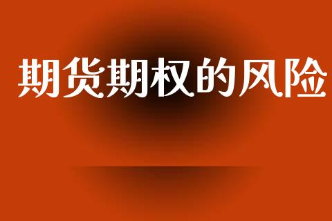 期货期权的风险_https://wap.lxcailiao.com_财务管理_第1张