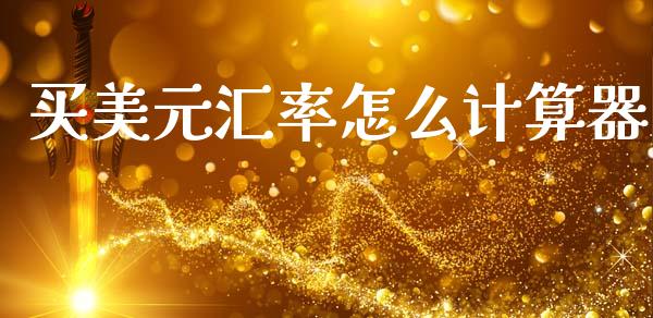 买美元汇率怎么计算器_https://wap.lxcailiao.com_融资担保_第1张