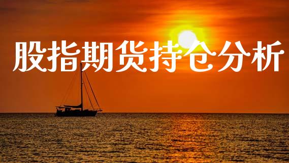 股指期货持仓分析_https://wap.lxcailiao.com_融资担保_第1张