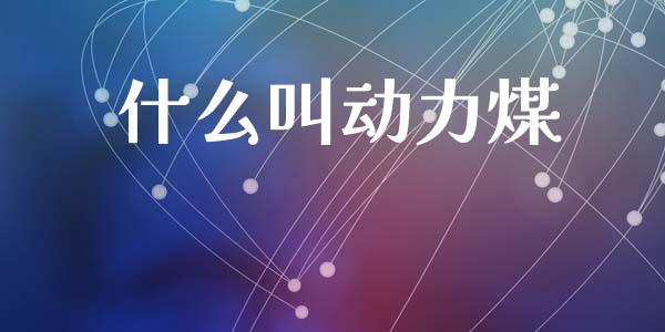 什么叫动力煤_https://wap.lxcailiao.com_财务管理_第1张