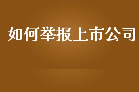如何举报上市公司_https://wap.lxcailiao.com_财务管理_第1张