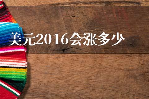 美元2016会涨多少_https://wap.lxcailiao.com_融资担保_第1张