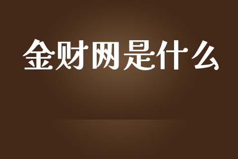 金财网是什么_https://wap.lxcailiao.com_金融监管_第1张